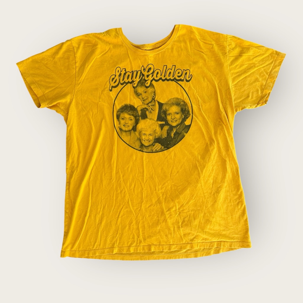 Yellow Golden Girls Stay Golden Tee